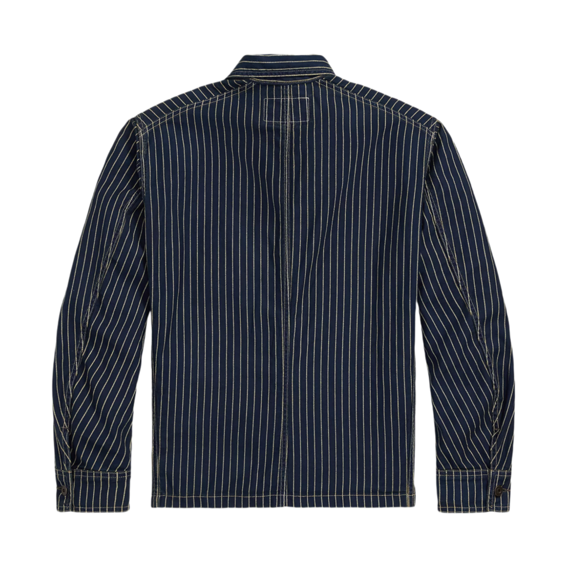 インディゴ ドットストライプ ツイル エンジニア コート インディゴ ドットストライプ ツイル エンジニア コート - メルカリ