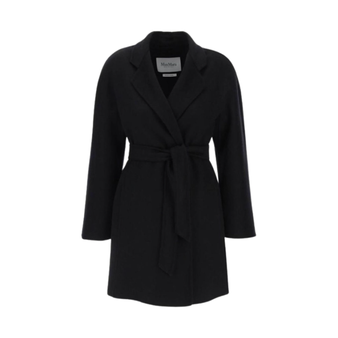 (W) 막스마라 헤롤드 캐시미어 코트 블랙((W) Max Mara Harold Cashmere Coat Black)