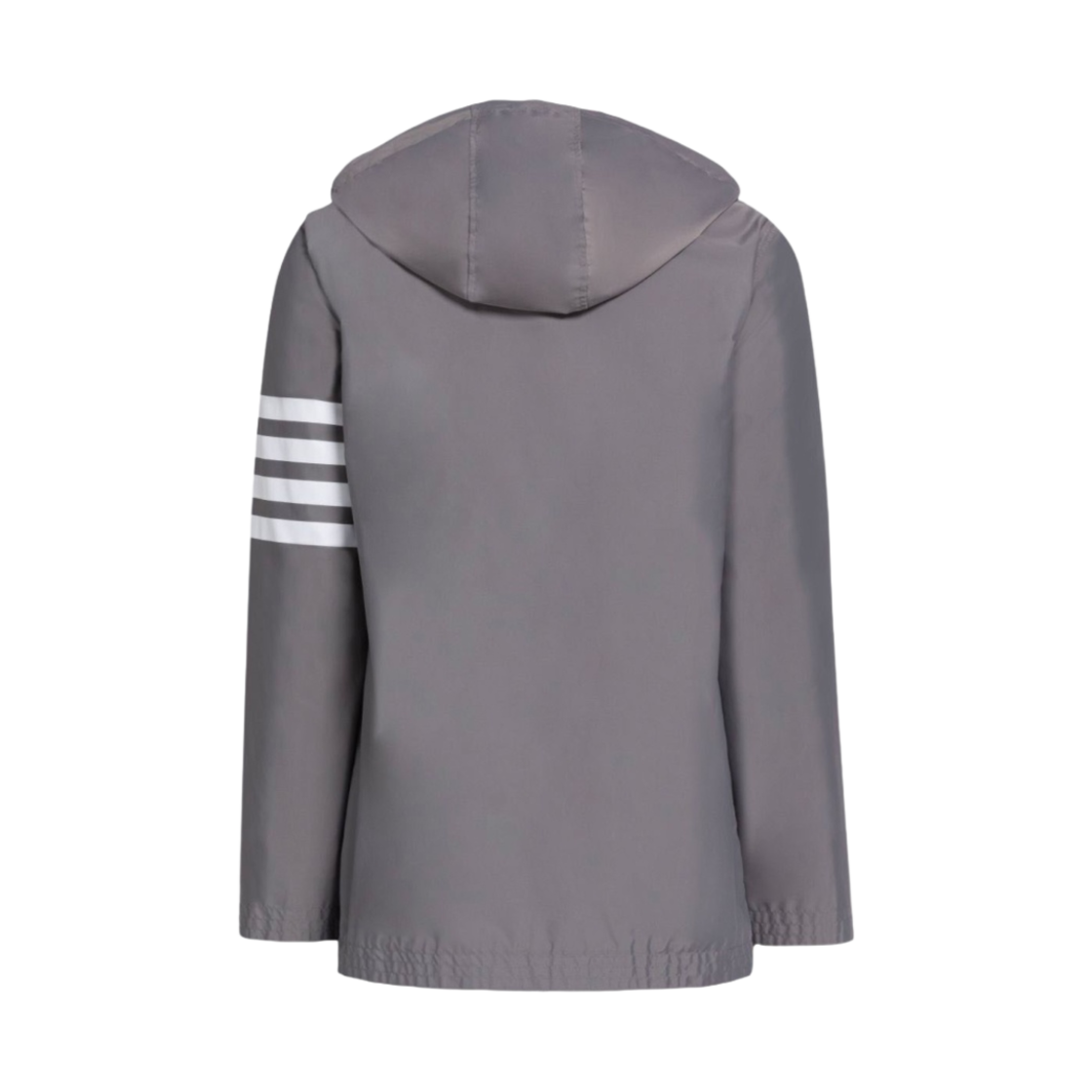 톰브라운 솔리드 스윔 테크 사선 후드 아노락 미디움 그레이(Thom Browne Solid Swim Tech 4-Bar Hooded Anorak Medium Grey) - 2