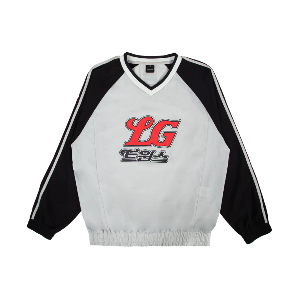 LG트윈스 아이코닉 아노락 맨투맨 그레이(LG TWINS Iconic Anorak Sweatshirt Grey)