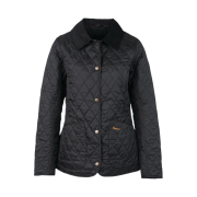 (W) Barbour Annandale Quilted Jacket Black