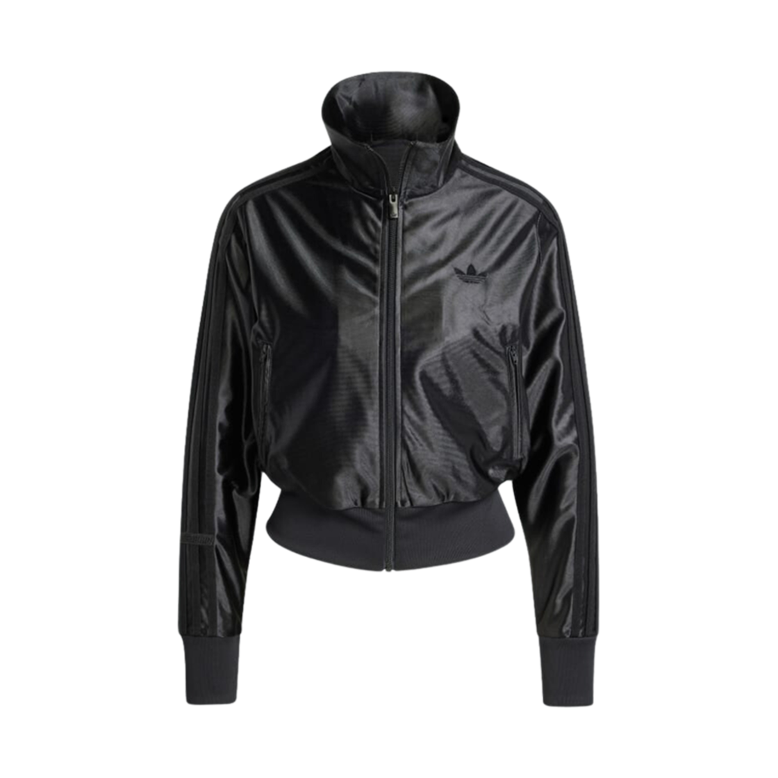 (W) 파이어버드 피티드 트랙탑 블랙 - KR 사이즈((W) Adidas Firebird Fitted Track Top Black - KR Sizing)