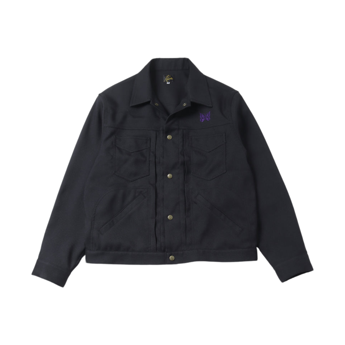 니들스 페니 진 폴리 트윌 자켓 블랙(Needles Penny Jean Poly Twill Jacket Black)