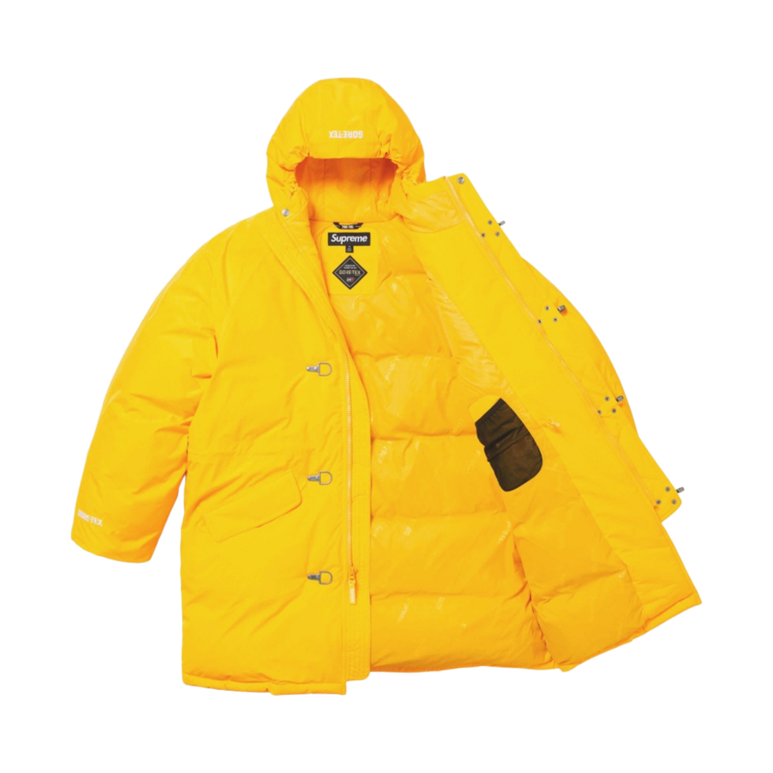 슈프림 고어텍스 700-필 다운 클립 파카 옐로우 - 23FW(Supreme Gore-Tex 700-Fill Down Clip Parka Yellow - 23FW) - 2