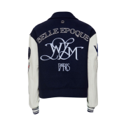 Wooyoungmi Varsity Jacket Navy - 22SS
