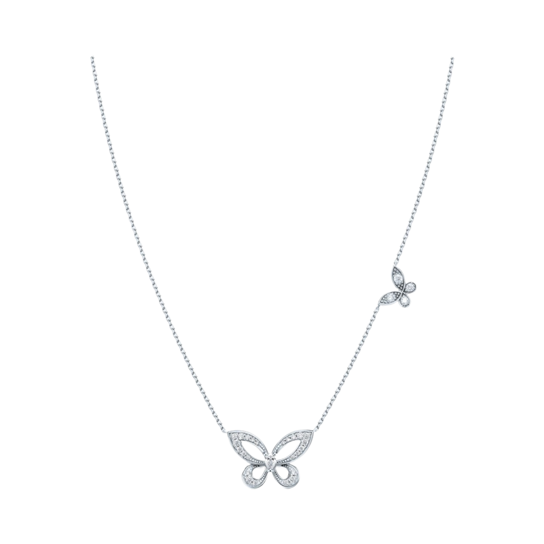 미꼬 모르포 페어컷 다이아몬드 L 목걸이 화이트 골드(Miko Morpho Pear Cut Diamond L Necklace White Gold)