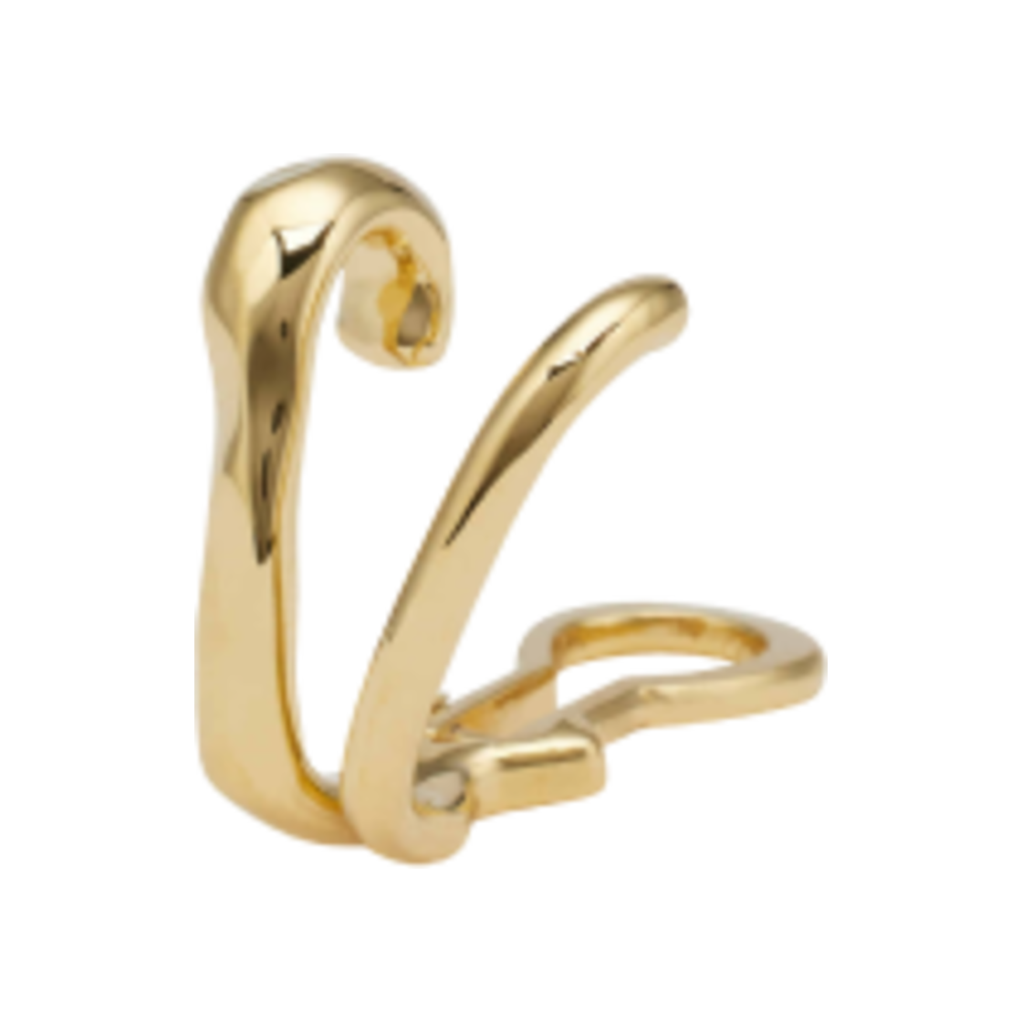- Aviemuah Rangs Clip Ear Cuff Gold