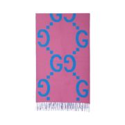 Gucci Wool Muffler Pink