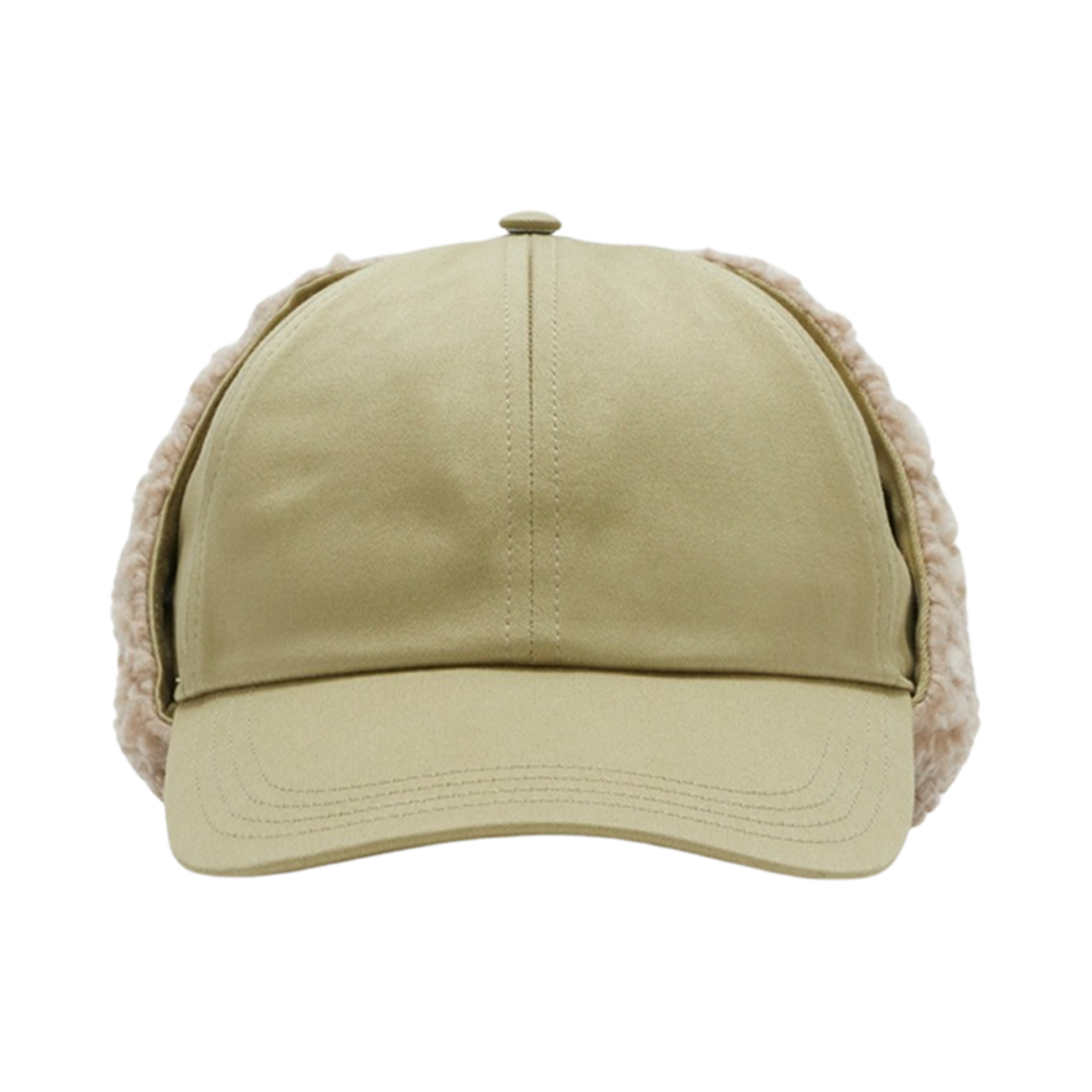 버버리 플리스 트림 트래퍼 캡 헌터