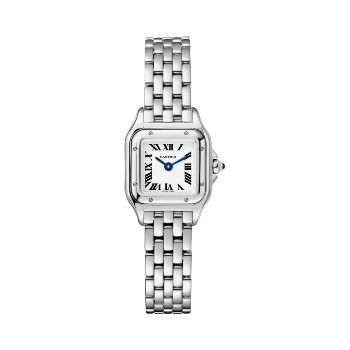 까르띠에 팬더 워치 미니 쿼츠 스틸 브레이슬릿 스틸(Cartier Panthere Watch Mini Quartz Steel Bracelet Steel)