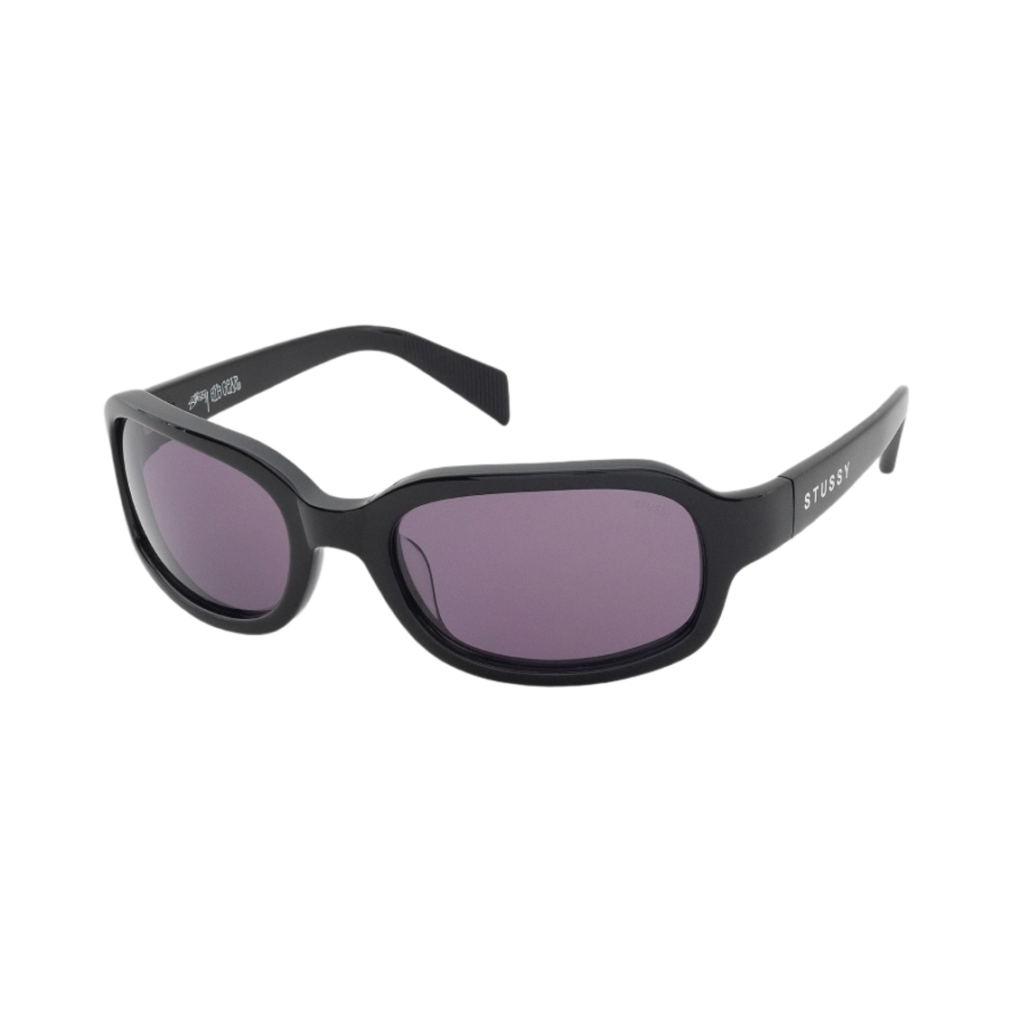 스투시 로마 선글라스 블랙 라벤더 렌즈(Stussy Rome Sunglasses Black Lavender Lens) - 2