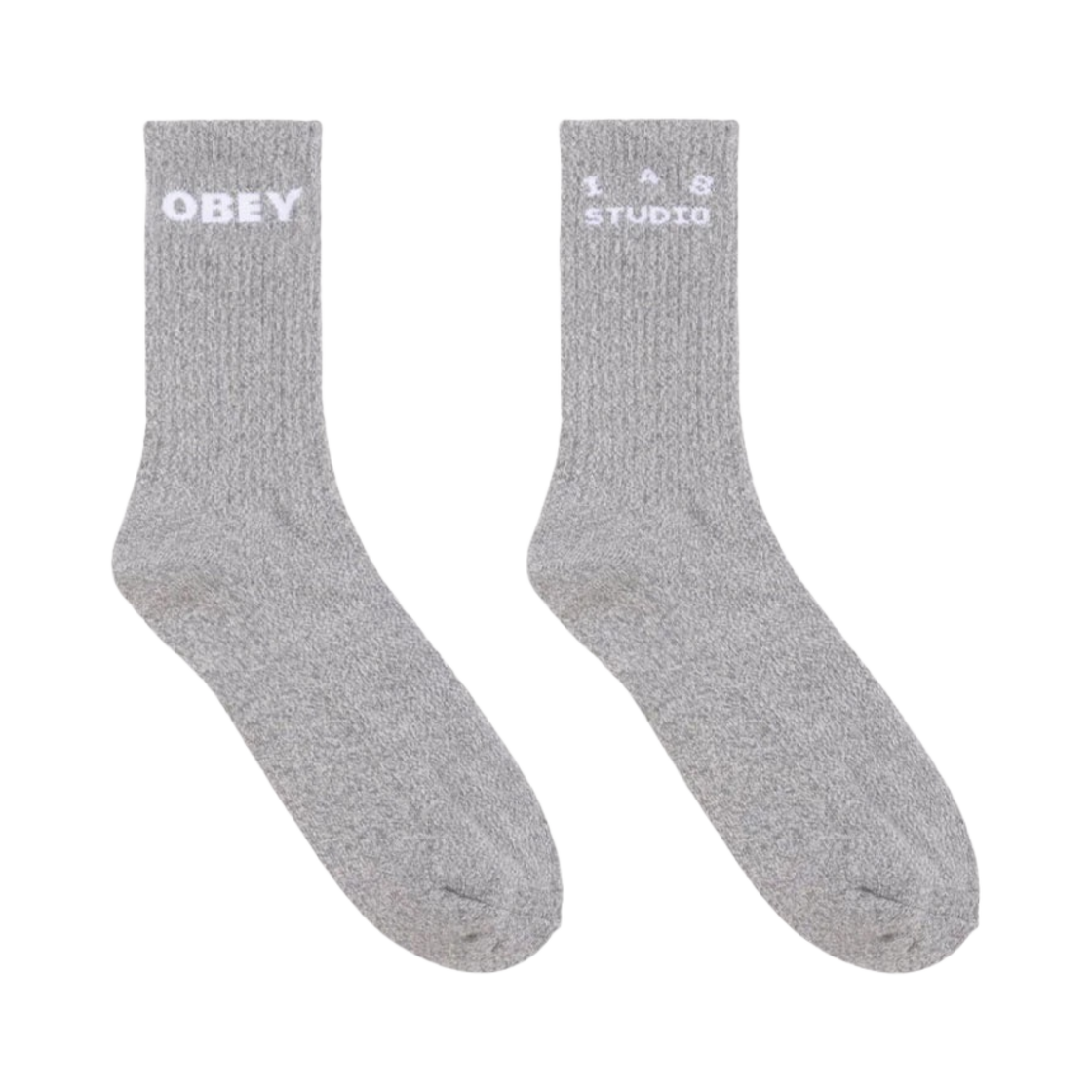 - IAB Studio x Obey Socks Heather Grey