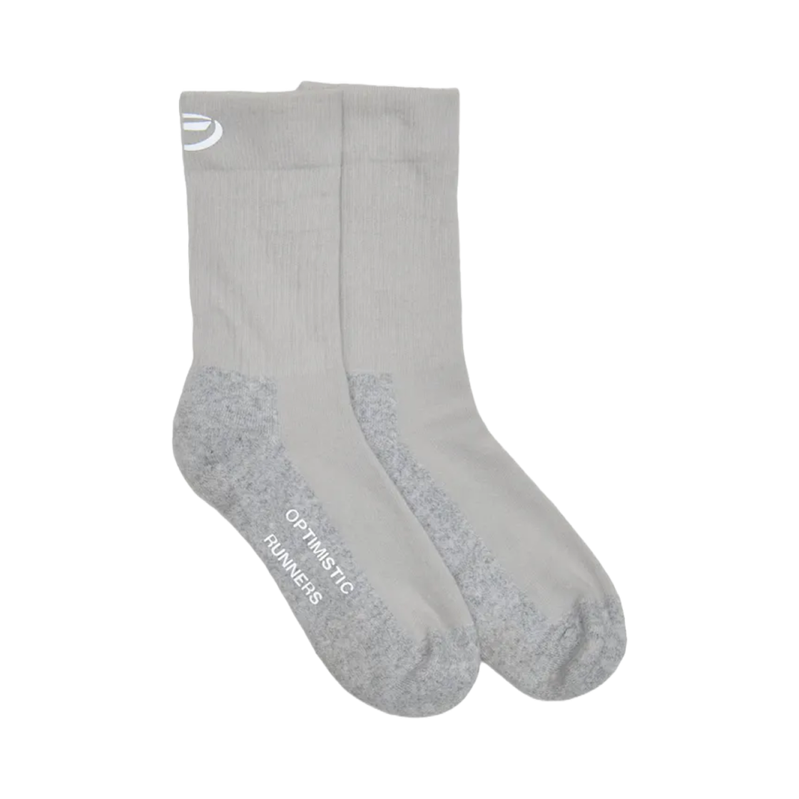 - Optimistic Runners Warm High Socks Light Grey
