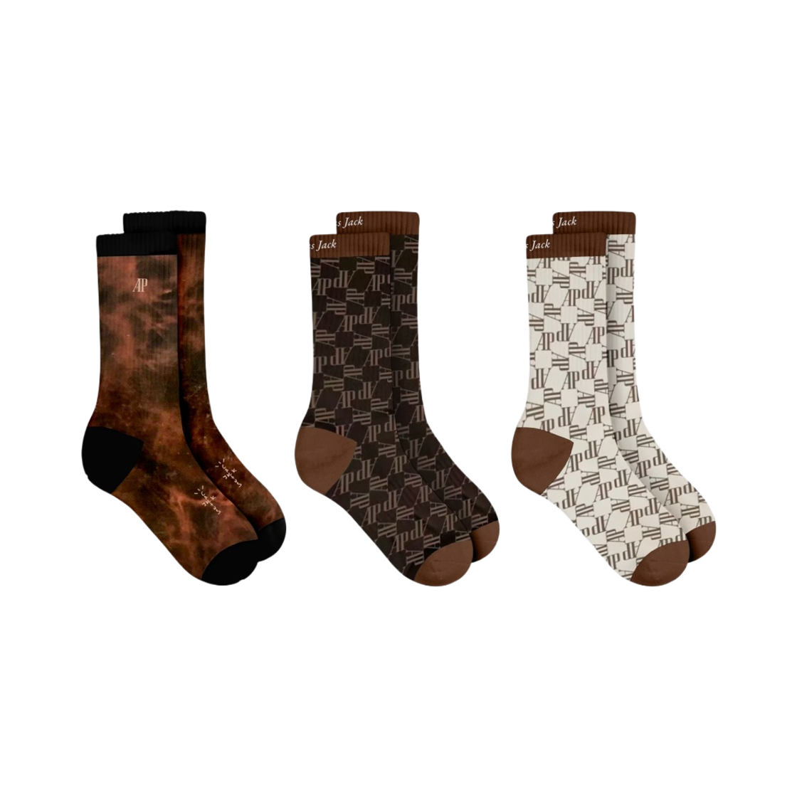 트래비스 스캇 캑터스 잭 x 오데마 피게 삭 트리오(Travis Scott Cactus Jack x Audemars Piguet Sock Trio)