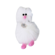 Cosymosy Mini Bird Keyring White