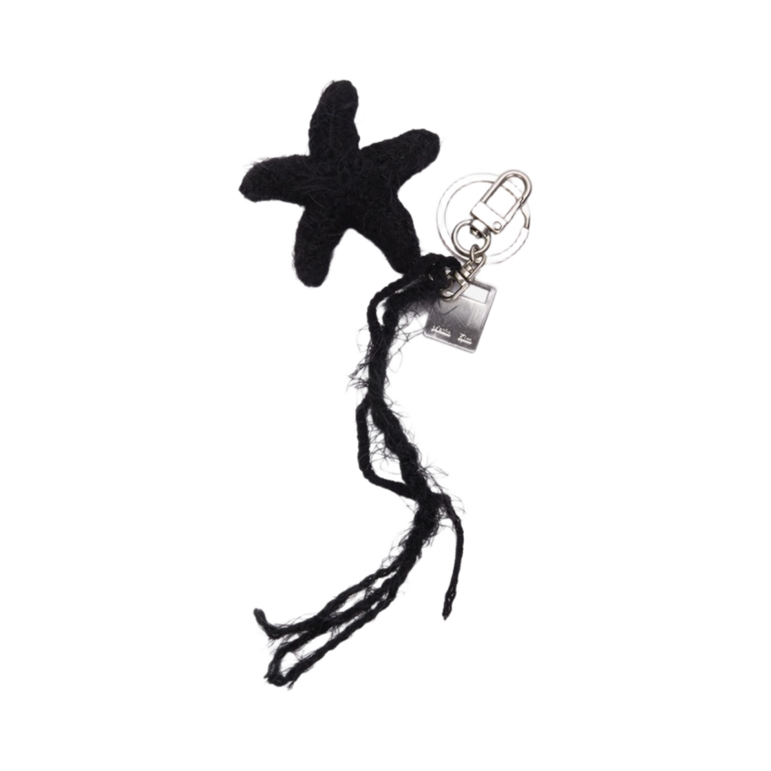 마뗑킴 스타피쉬 니트 키링 블랙(Matin Kim Starfish Knit Keyring Black)