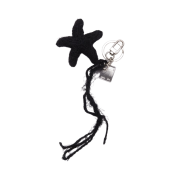 Matin Kim Starfish Knit Keyring Black