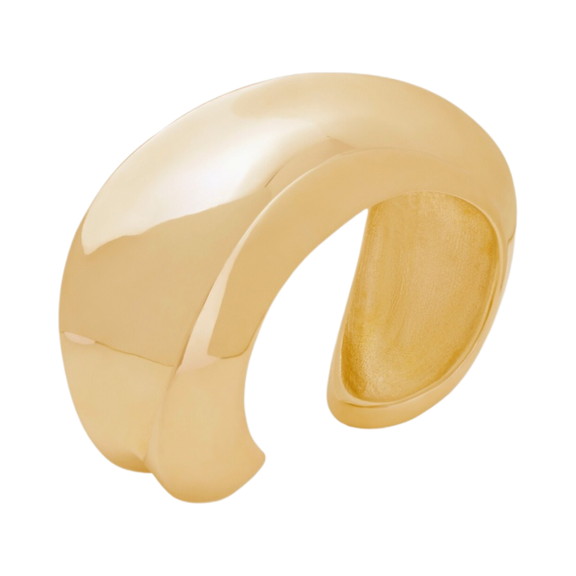 (W) 생로랑 트위스트 커프 메탈 골드((W) Saint Laurent Twist Cuff in Metal Gold) - 1