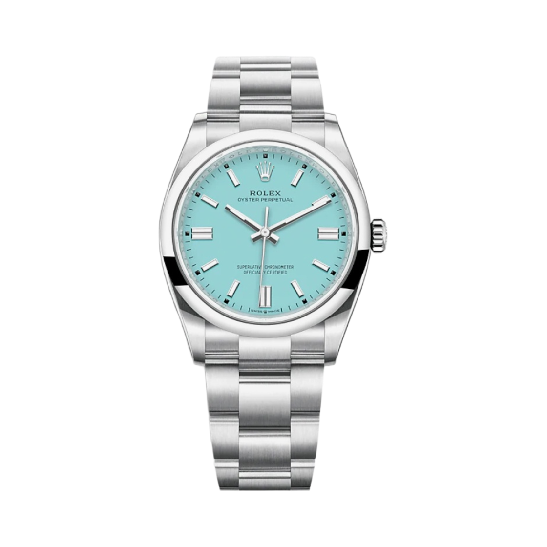 롤렉스 오이스터 퍼페추얼 36mm 126000 터콰이즈 블루 오이스터(Rolex Oyster Perpetual 36mm 126000 Turquoise Blue Oyster)