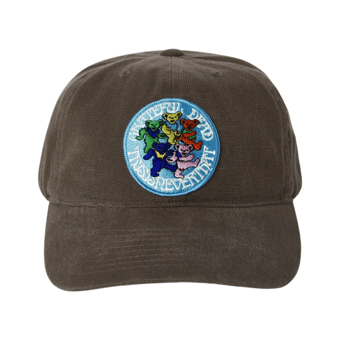 디스이즈네버댓 x 그레이트풀 데드 라이트닝 패치 옥스포드 캡 브라운(thisisneverthat x Grateful Dead Lightning Patch Oxford Cap Brown) - 2