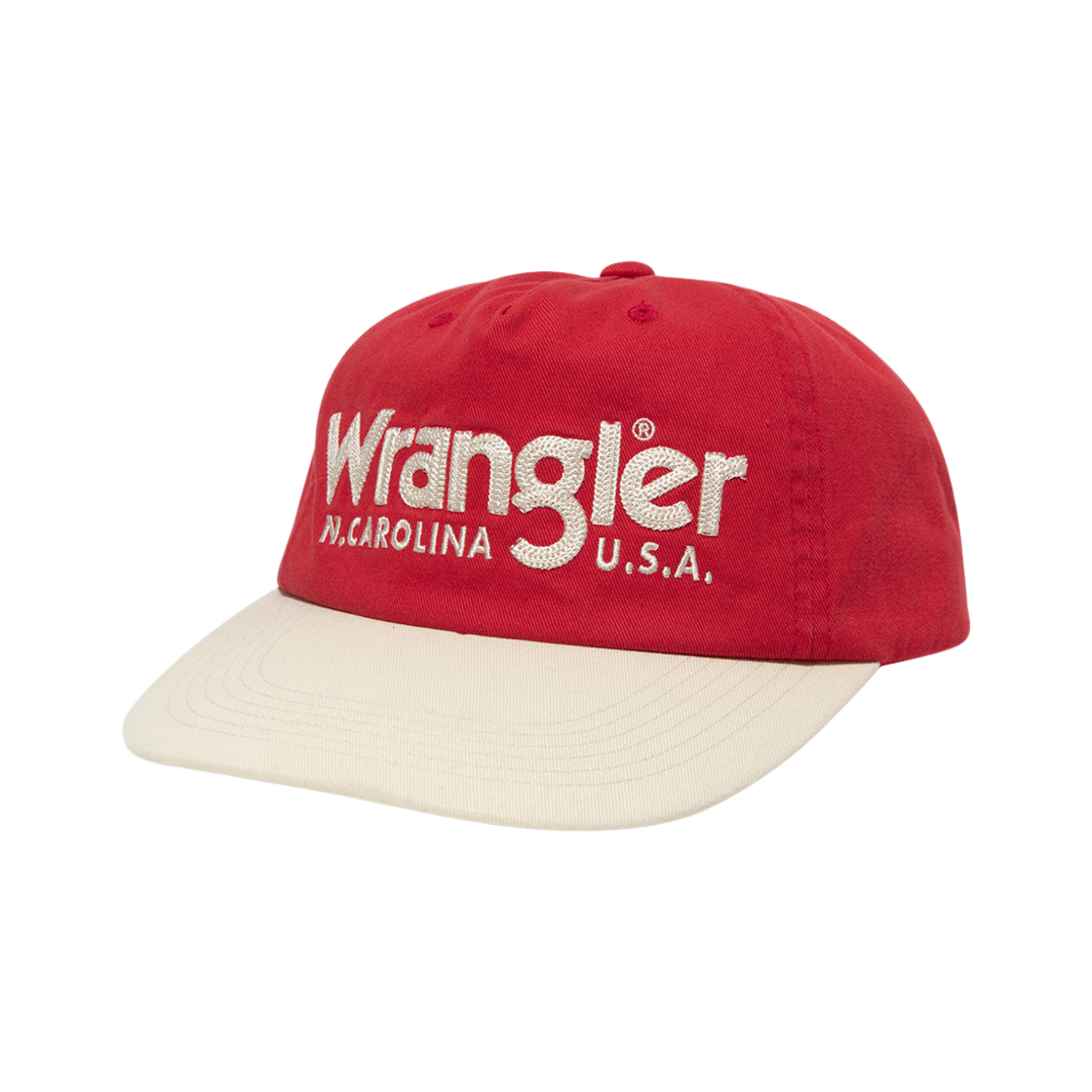 WR2501CA02RD Wrangler Kabel Logo Color Block Cap Red