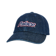 Palace Lowercase Washed Denim 6-Panel Indigo - 23SS