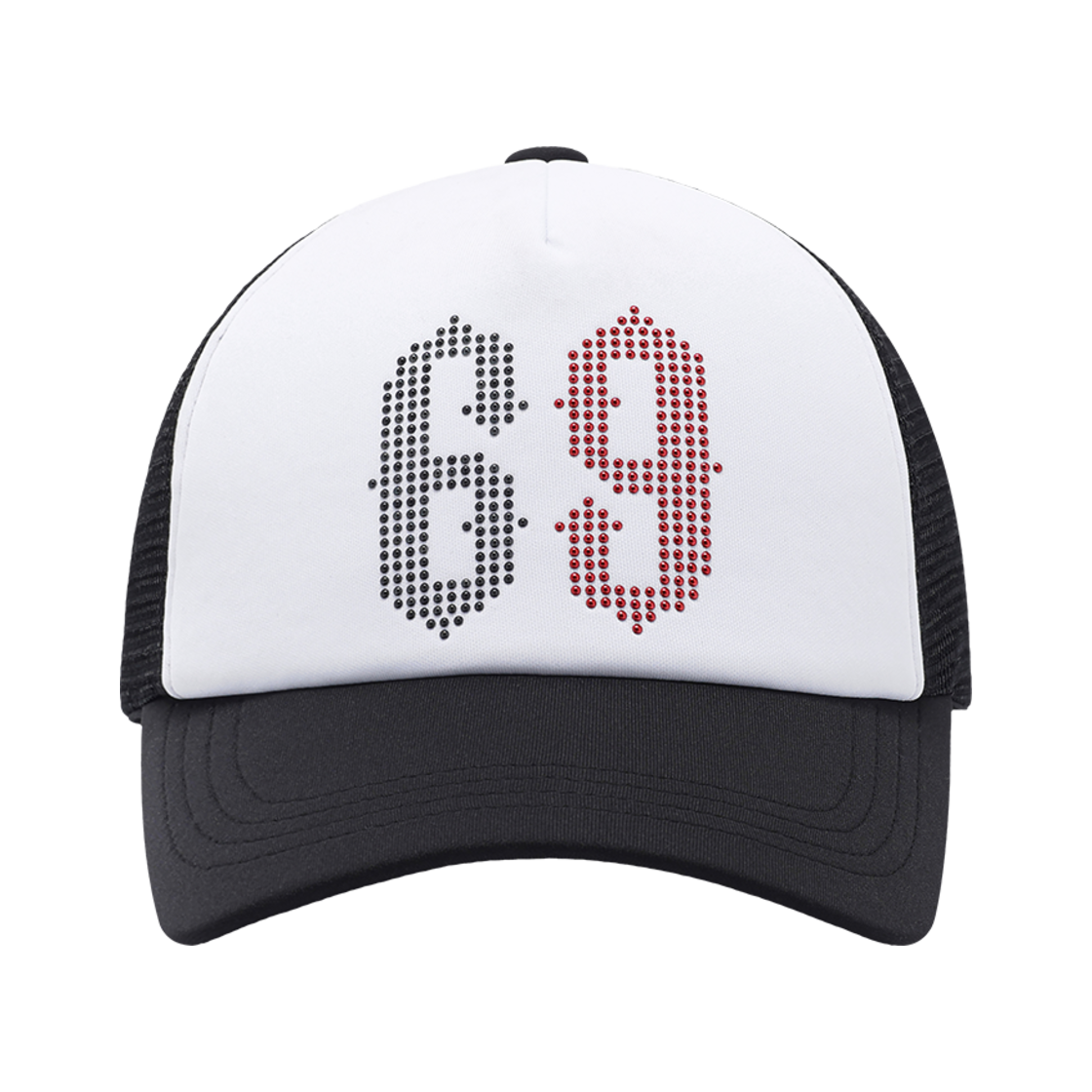 VH2FMUAB30AWH Thevinylhouse Mesh Two Tone Ball Cap White