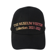 The Museum Visitor Sprayed Ball Cap Black