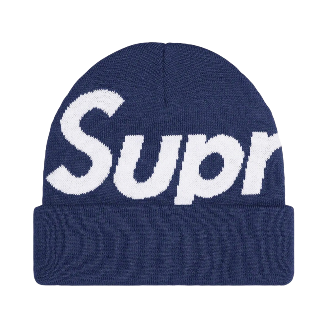 슈프림 빅 로고 비니 네이비 | Supreme | KREAM