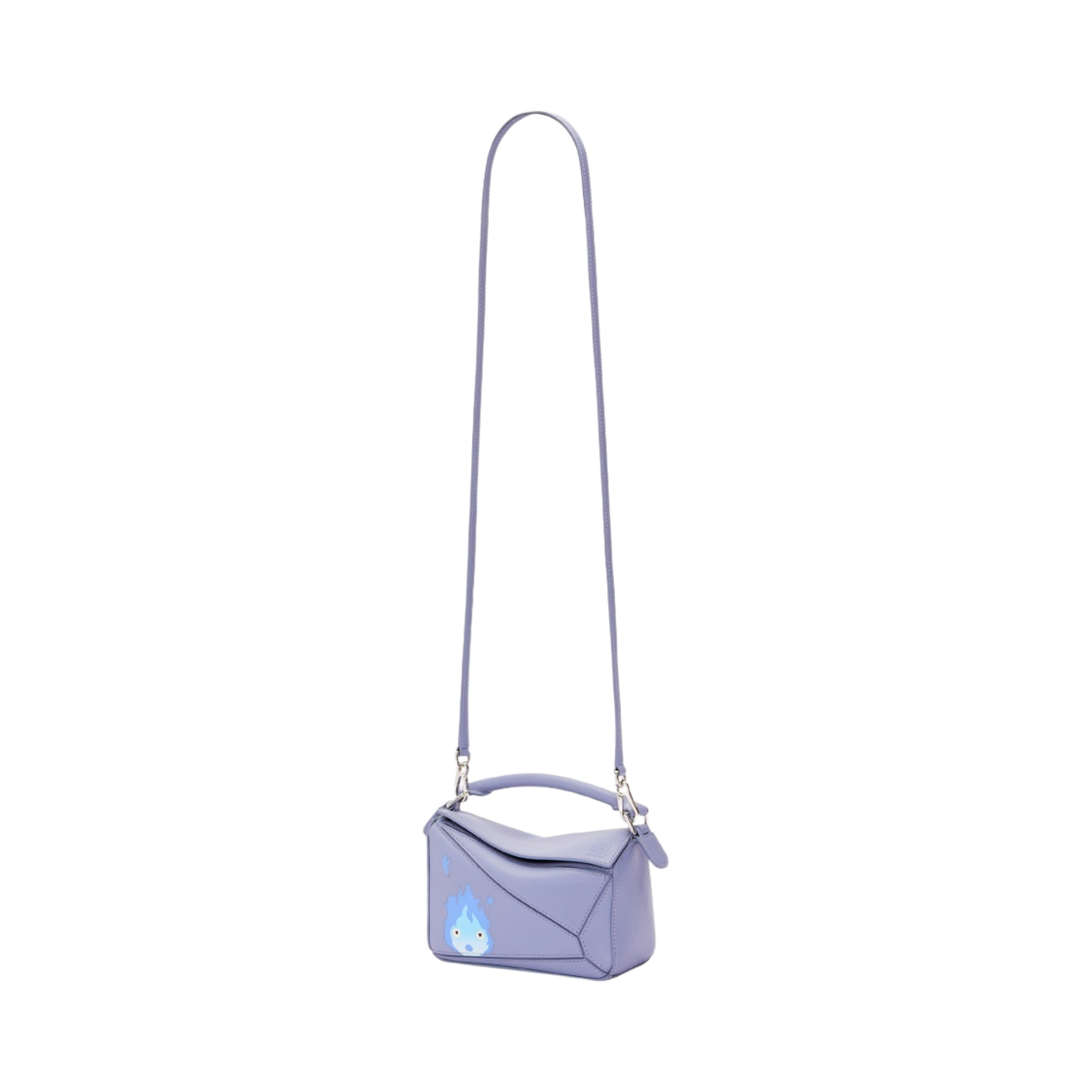 로에베 x 하울의 움직이는 성 캘시퍼 미니 퍼즐백 사틴 카프스킨 블루베리(Loewe x Howl's Moving Castle Calcifer Mini Puzzle Bag in Satin Calfskin Blueberry) - 5