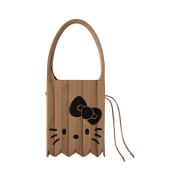 Joseph&Stacey Lucky Pleats Knit S Hello Kitty Tan Brown