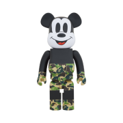 Bearbrick x BAPE Mickey Mouse 1000% Green