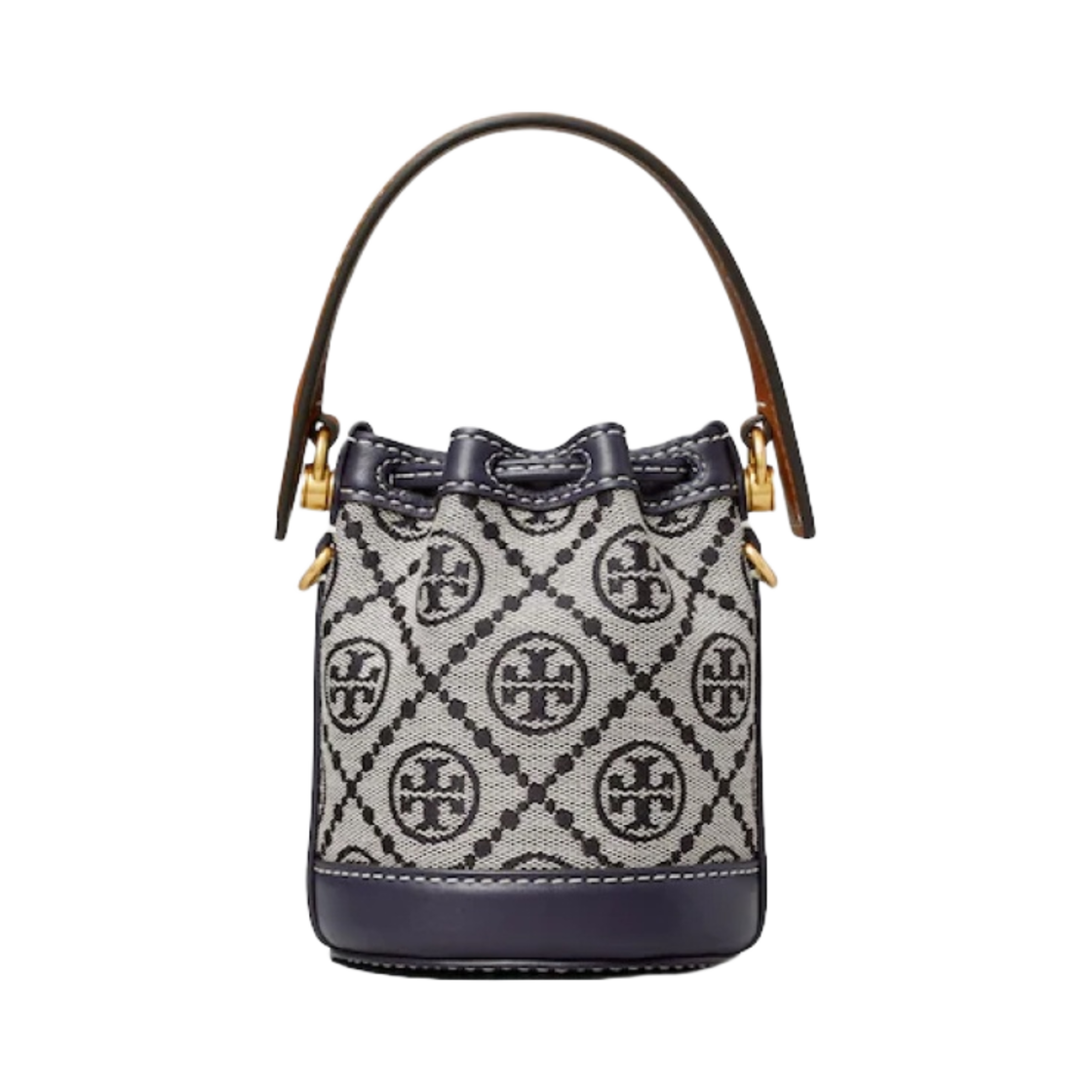 토리버치 T 모노그램 마이크로 버킷백 토리 네이비(Tory Burch T Monogram Micro Bucket Bag Tory Navy) - 3