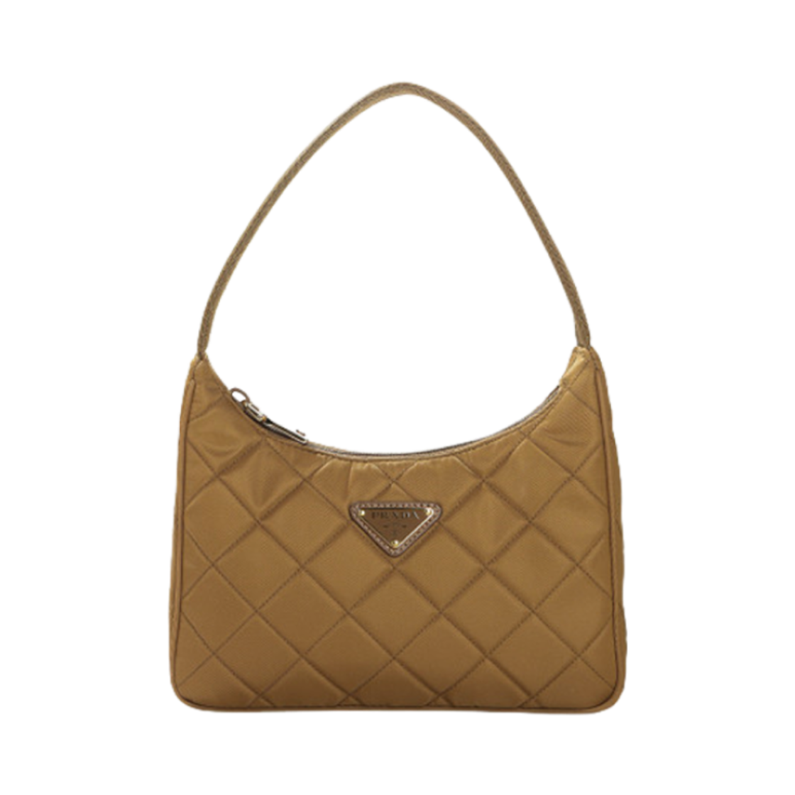 프라다 나일론 퀼티드 호보백 타바코(Prada Nylon Quilted Hobo Bag Tobacco) - 1