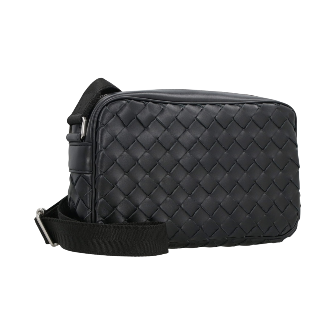 보테가 베네타 스몰 인트레치아토 카메라백 블랙(Bottega Veneta Small Intrecciato Camera Bag Black) - 2