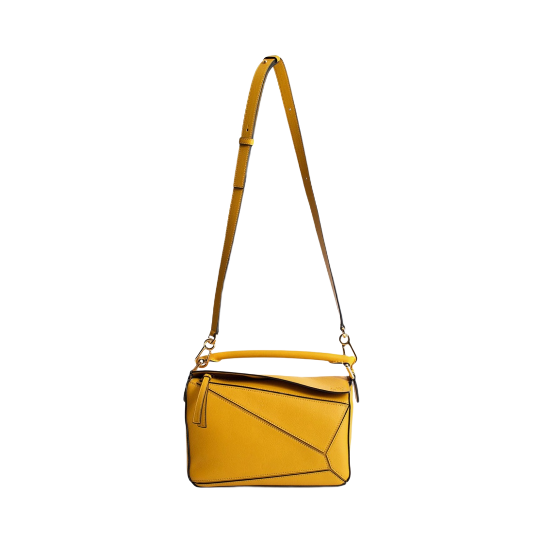 로에베 스몰 퍼즐백 클래식 카프스킨 머스타드(Loewe Small Puzzle Bag in Classic Calfskin Mustard) - 3