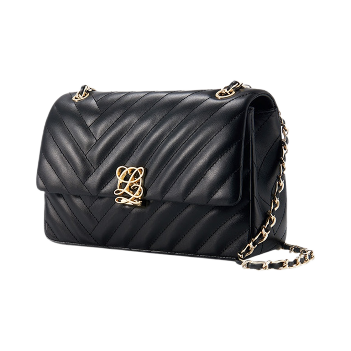 루이까또즈 L 퀼팅 원 숄더백 블랙(Louis Quatorze L-Quilting One Shoulder Bag Black) - 2