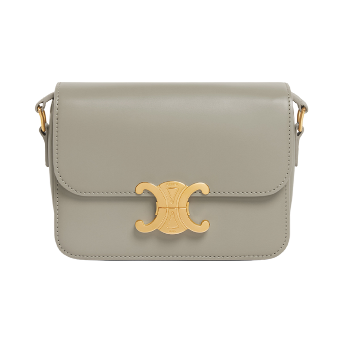 셀린느 틴 트리옹프 백 샤이니 카프스킨 그린 클레이(Celine Teen Triomphe Bag in Shiny Calfskin Green Clay) - 1