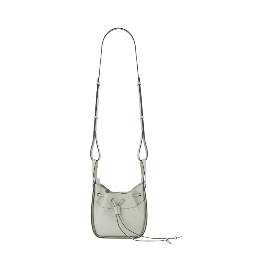 로에베 미니 해먹 드로우스트링백 클래식 카프스킨 애쉬 그레이(Loewe Mini Hammock Drawstring Bag in Classic Calfskin Ash Grey) - 3