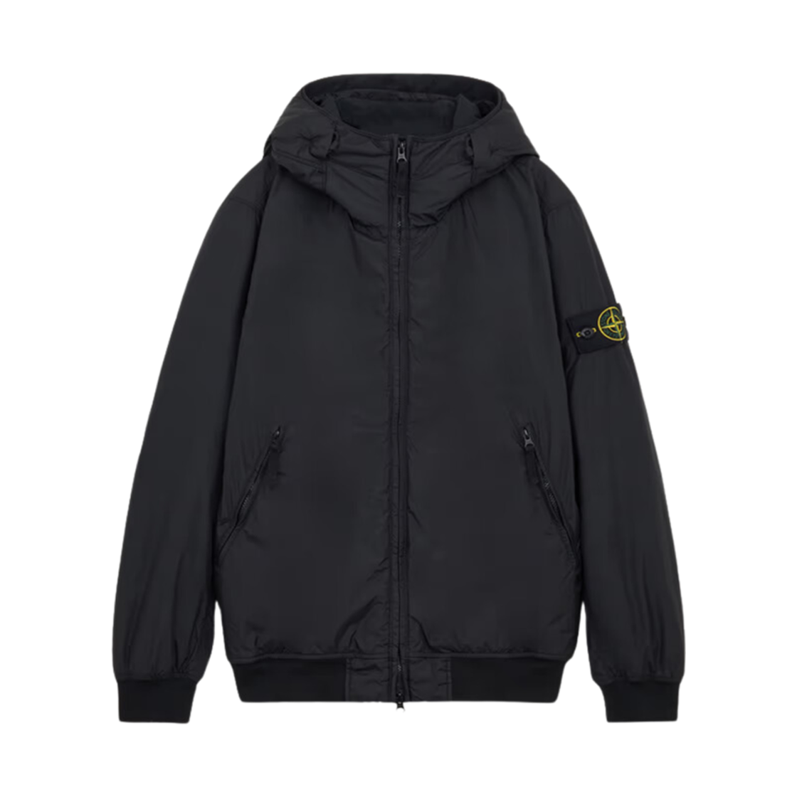 스톤 아일랜드 40823 가먼트 다이드 크링클랩스 R-나일론 다운 자켓 블랙 - 24FW(Stone Island 40823 Garment Dyed Crinkle Reps R-NY Down Jacket Black - 24FW)