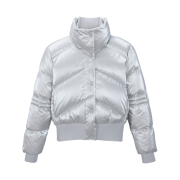 (W) Guess Bomber Down Silver