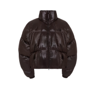 (W) The North Face White Label Wave RDS Down Parka Brown