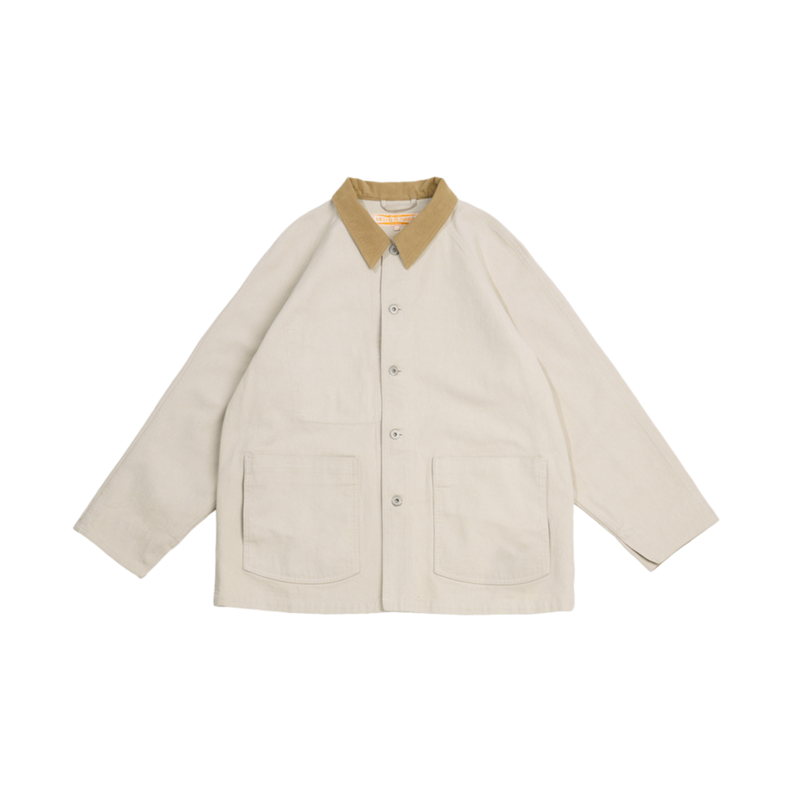 HS51JK002IV Hello Sunrise Washed VTG Work Jacket Ivory