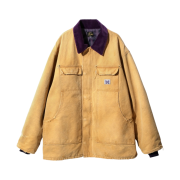 Needles 16oz Cotton Canvas Lumberjack Coat Brown