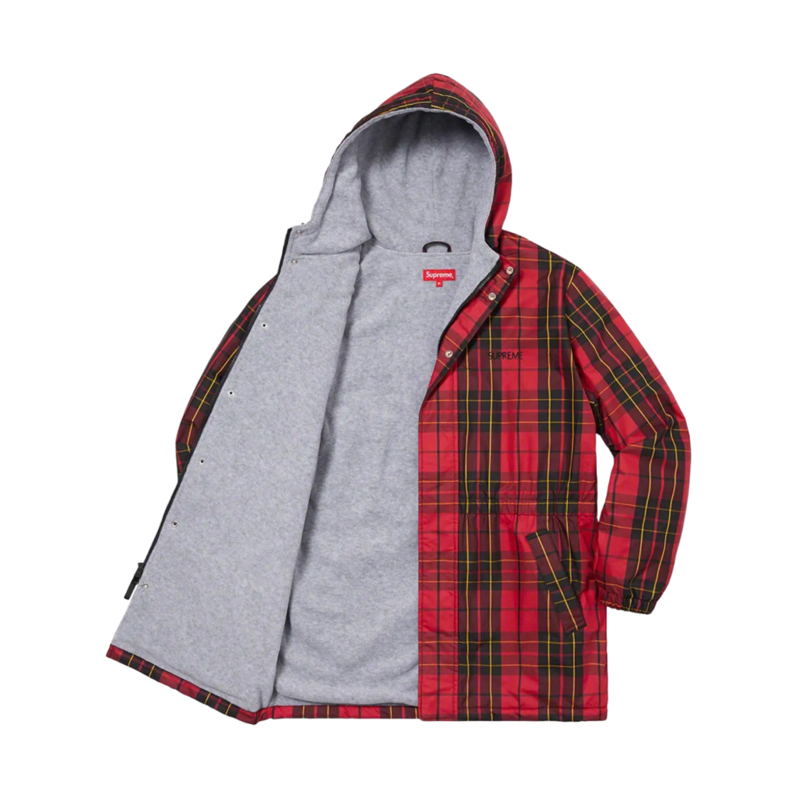 슈프림 폴라텍 라인드 사이드라인 파카 타탄 - 21SS(Supreme Polartec Lined Sideline Parka Tartan - 21SS) - 3