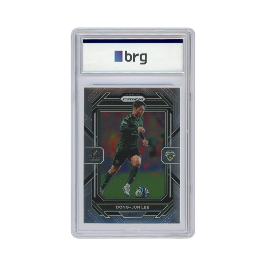 파니니 프리즘 K 리그 K 리그 1 #106 전북 현대 모터스 이동준 베이스 축구 카드 2023(Panini Prizm K League K League 1 #106 Jeonbuk Hyundai Motors Lee Dong Jun Base Soccer Card 2023)