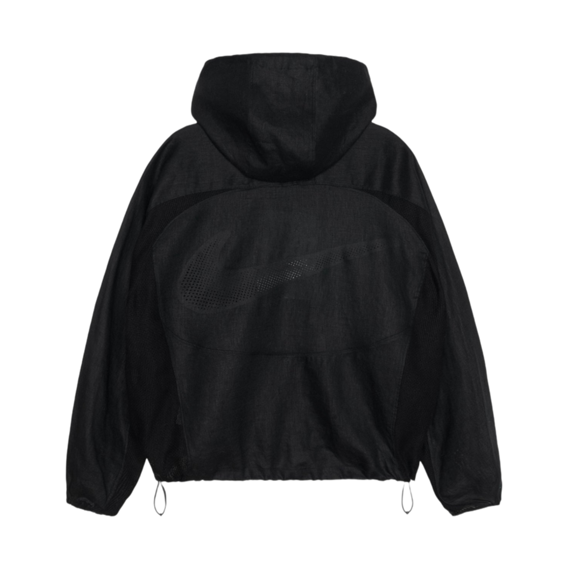 나이키 x 스투시 리넨 쉘 자켓 블랙 (FZ5751-010)(Nike x Stussy Linen Shell Jacket Black (FZ5751-010))
