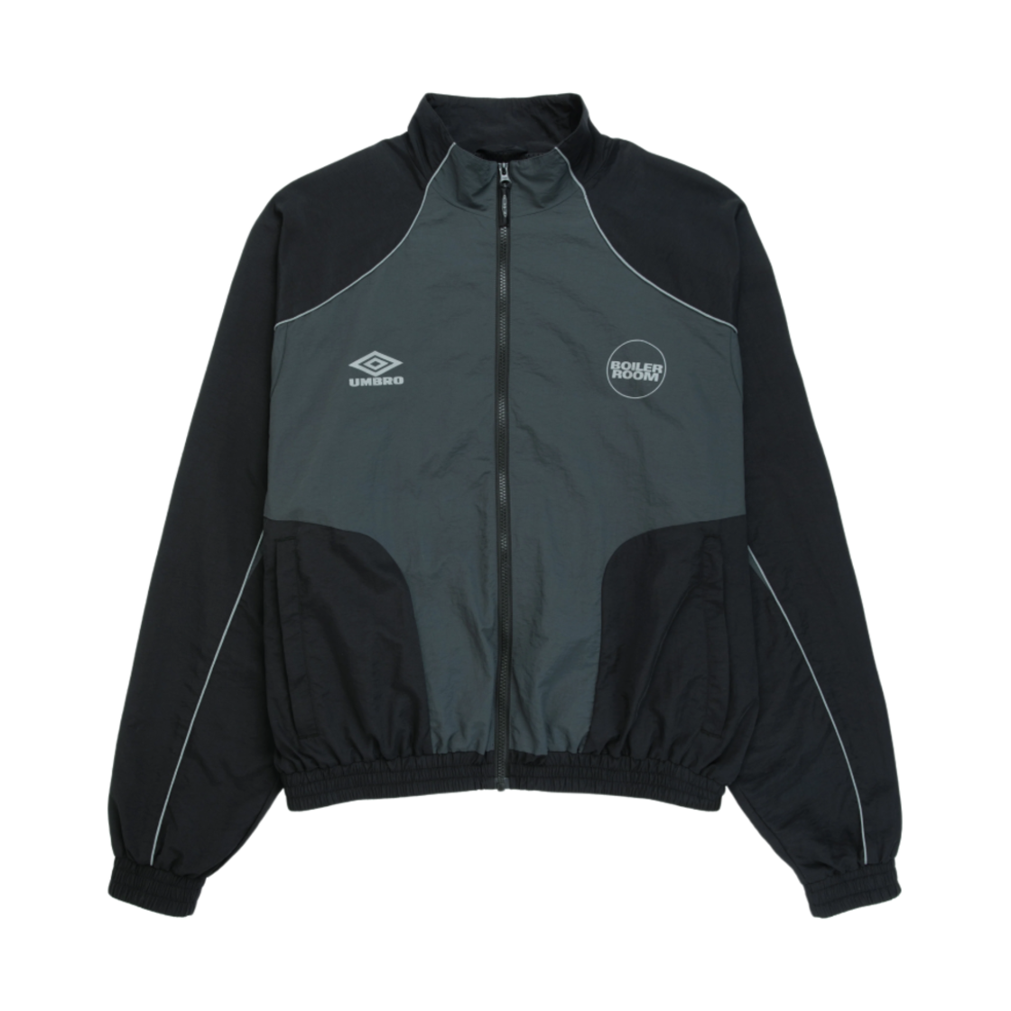 엄브로 x 보일러 룸 쉘 트랙 자켓 블랙(Umbro x Boiler Room Shell Track Jacket Black)