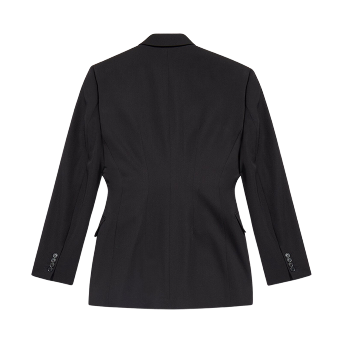 (W) 발렌시아가 신치드 자켓 블랙((W) Balenciaga Cinched Jacket Black) - 2