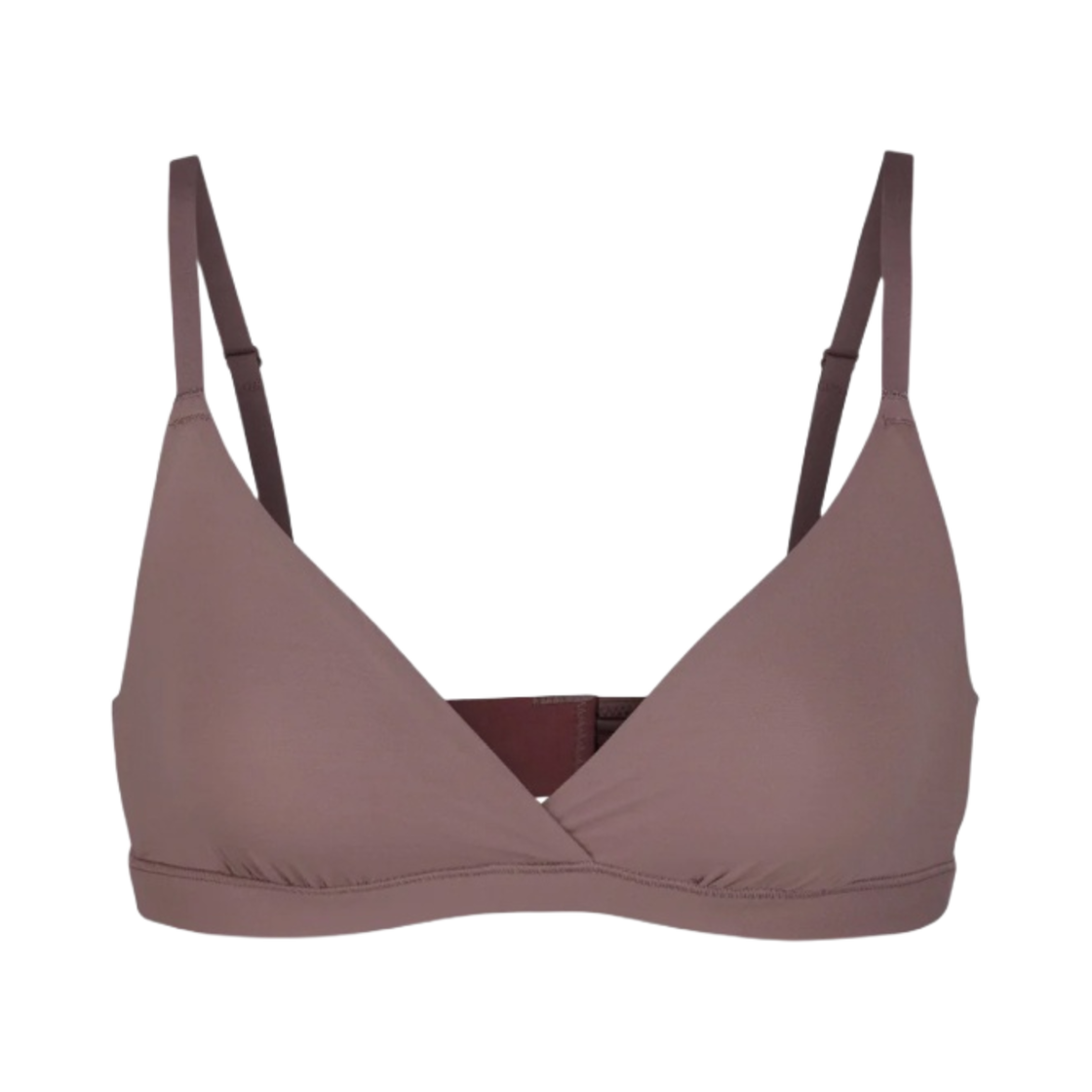 (W) 스킴스 핏츠 에브리바디 크로스오버 브라렛 엄버((W) Skims Fits Everybody Crossover Bralette Umber) - 1